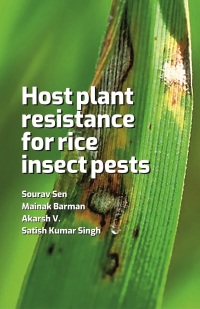Omslagafbeelding: Host Plant Resistance for Rice Insect Pests 9789390425723