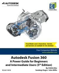 Titelbild: Autodesk Fusion 360: A Power Guide for Beginners and Intermediate Users 5th edition 9798775245610
