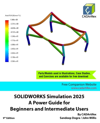 Cover image: SOLIDWORKS Simulation 2025: A Power Guide for Beginners and Intermediate Users 9th edition 9789394074545