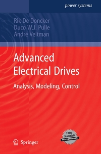 Cover image: Advanced Electrical Drives 9789400701793