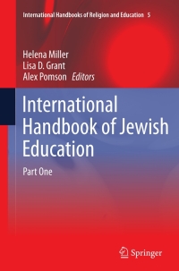 Cover image: International Handbook of Jewish Education 9789400703537