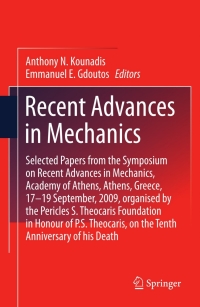 Omslagafbeelding: Recent Advances in Mechanics 9789400789845