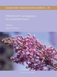 Imagen de portada: Phenology: An Integrative Environmental Science 1st edition 9781402015809