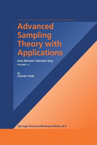Cover image: Advanced Sampling Theory with Applications 9781402016899