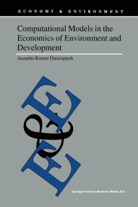 Omslagafbeelding: Computational Models in the Economics of Environment and Development 9781402017735