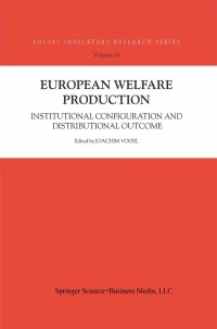 Imagen de portada: European Welfare Production 9789401037570