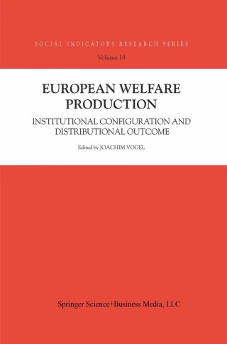 Imagen de portada: European Welfare Production 9789401037570