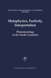 Cover image: Metaphysics, Facticity, Interpretation 1st edition 9781402017544