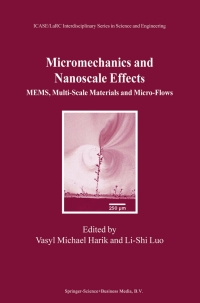 Cover image: Micromechanics and Nanoscale Effects 1st edition 9781402019685