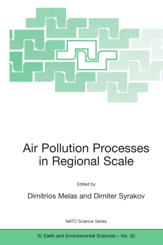 Cover image: Air Pollution Processes in Regional Scale 1st edition 9781402016264