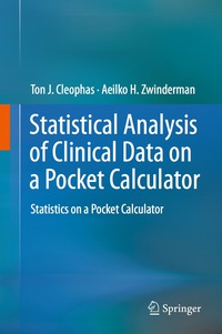 Cover image: Statistical Analysis of Clinical Data on a Pocket Calculator 9789400712102
