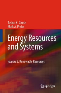 Cover image: Energy Resources and Systems 9789400714014