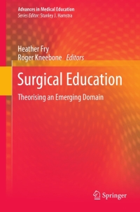 Titelbild: Surgical Education 9789400716810