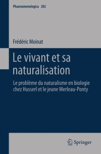 صورة الغلاف: Le vivant et sa naturalisation 9789400718135