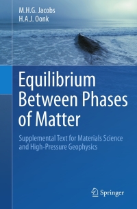 Imagen de portada: Equilibrium Between Phases of Matter 9789400799967