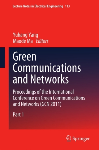 Cover image: Green Communications and Networks 9789400721685