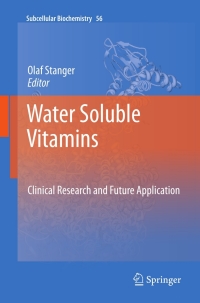 صورة الغلاف: Water Soluble Vitamins 9789400721982