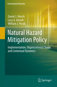 صورة الغلاف: Natural Hazard Mitigation Policy 9789400738058