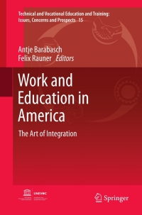 Imagen de portada: Work and Education in America 9789400722712