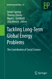 Imagen de portada: Tackling Long-Term Global Energy Problems 9789400723320