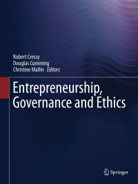 Imagen de portada: Entrepreneurship, Governance and Ethics 1st edition 9789400729254