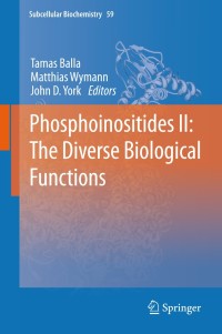 صورة الغلاف: Phosphoinositides II: The Diverse Biological Functions 1st edition 9789400730144