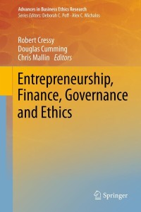 Imagen de portada: Entrepreneurship, Finance, Governance and Ethics 9789400738669