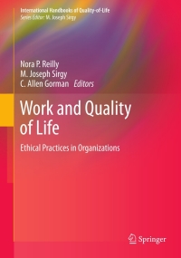 Cover image: Work and Quality of Life 9789400740587