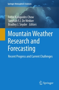 Immagine di copertina: Mountain Weather Research and Forecasting 9789400740976