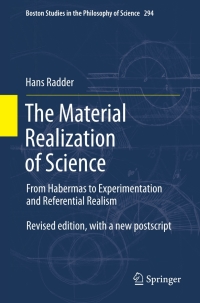 Cover image: The Material Realization of Science 9789400741065