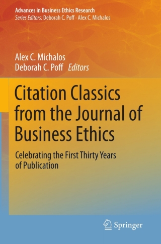 Cover image: Citation Classics from the Journal of Business Ethics 9789400741256