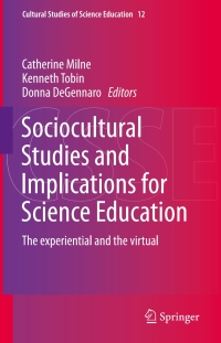 Omslagafbeelding: Sociocultural Studies and Implications for Science Education 9789400742390