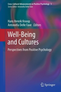 Titelbild: Well-Being and Cultures 9789400746107