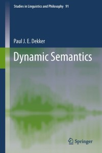 Titelbild: Dynamic Semantics 9789400748682