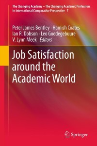 Cover image: Job Satisfaction around the Academic World 9789400754331