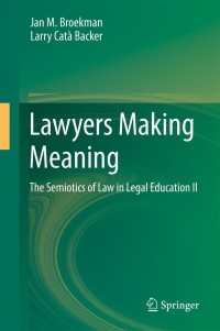Titelbild: Lawyers Making Meaning 9789400754577