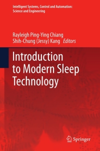 Titelbild: Introduction to Modern Sleep Technology 9789400754690