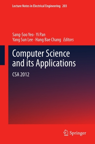 Cover image: Computer Science and its Applications 9789400756984