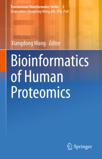 Imagen de portada: Bioinformatics of Human Proteomics 9789400758100