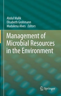 Cover image: Management of Microbial Resources in the Environment 9789400759305