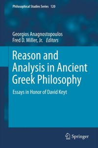 Omslagafbeelding: Reason and Analysis in Ancient Greek Philosophy 9789400760035