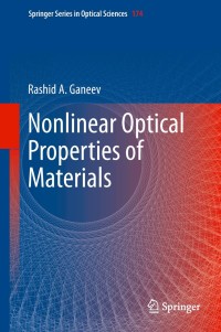 Immagine di copertina: Nonlinear Optical Properties of Materials 9789400760219