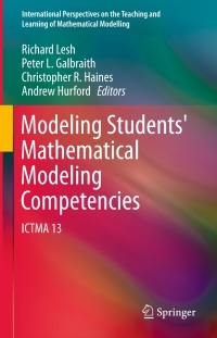 Cover image: Modeling Students' Mathematical Modeling Competencies 9789400762701