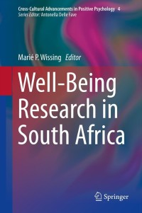Cover image: Well-Being Research in South Africa 9789400763678