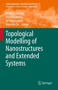 表紙画像: Topological Modelling of Nanostructures and Extended Systems 9789400764125