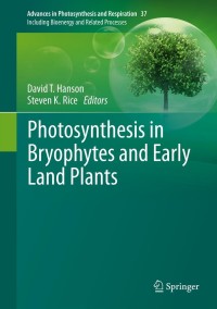 Titelbild: Photosynthesis in Bryophytes and Early Land Plants 9789400769878