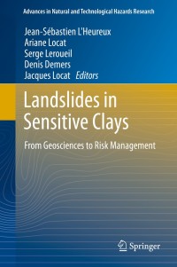 Imagen de portada: Landslides in Sensitive Clays 9789400770782