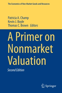 Cover image: A Primer on Nonmarket Valuation 2nd edition 9789400771031