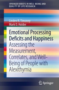 Cover image: Emotional Processing Deficits and Happiness 9789400771765