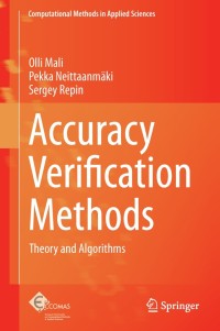 Imagen de portada: Accuracy Verification Methods 9789400775800